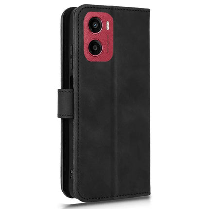 For Motorola Moto G05 4G Leather Case Skin Feel Anti Drop Wallet Flip Phone Cover