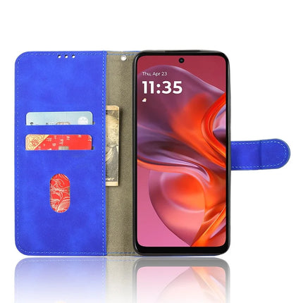 For Motorola Moto G05 4G Leather Case Skin Feel Anti Drop Wallet Flip Phone Cover