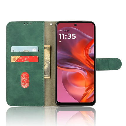 For Motorola Moto G05 4G Leather Case Skin Feel Anti Drop Wallet Flip Phone Cover