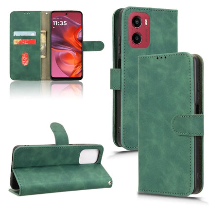 For Motorola Moto G05 4G Leather Case Skin Feel Anti Drop Wallet Flip Phone Cover