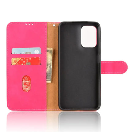 For Motorola Moto G05 4G Leather Case Skin Feel Anti Drop Wallet Flip Phone Cover