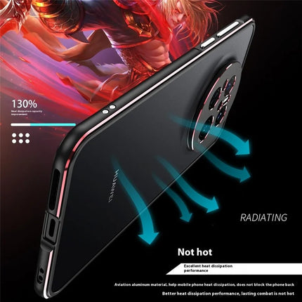 For Huawei Mate 70 Bumper Case Metal Frame Phone Cover with Camera Lens Guard