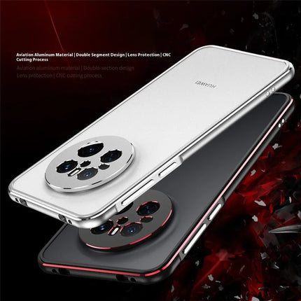 For Huawei Mate 70 Bumper Case Metal Frame Phone Cover with Camera Lens Guard