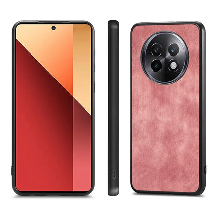 For Realme 13+ 5G Case Shockproof Slim Retro Leather Phone Back Cover