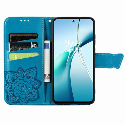 For Realme C75 Case with Strap Butterfly Pattern PU Leather Wallet Phone Cover