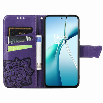 For Realme C75 Case with Strap Butterfly Pattern PU Leather Wallet Phone Cover