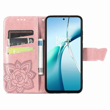 For Realme C75 Case with Strap Butterfly Pattern PU Leather Wallet Phone Cover