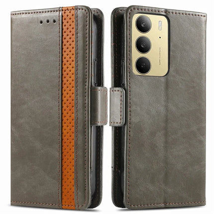 For Realme C75 Case CASENEO 002 Series RFID Blocking Leather Wallet Stand Phone Cover
