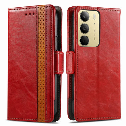 For Realme C75 Case CASENEO 002 Series RFID Blocking Leather Wallet Stand Phone Cover
