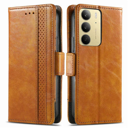 For Realme C75 Case CASENEO 002 Series RFID Blocking Leather Wallet Stand Phone Cover
