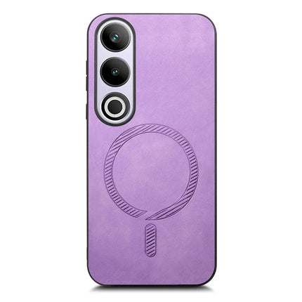 For OnePlus Nord CE4 5G / OnePlus Ace 3V 5G Leather Back Case Compatible with MagSafe Skin-touch Phone Cover