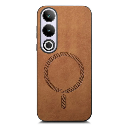 For OnePlus Nord CE4 5G / OnePlus Ace 3V 5G Leather Back Case Compatible with MagSafe Skin-touch Phone Cover
