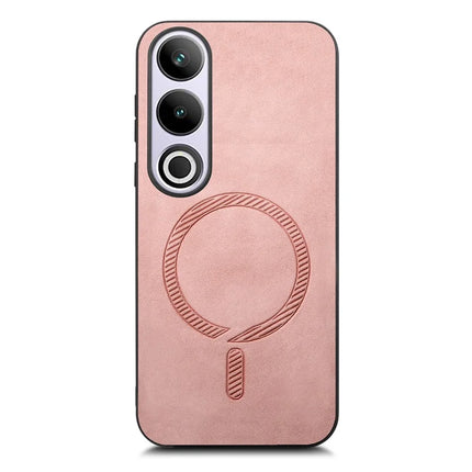 For OnePlus Nord CE4 5G / OnePlus Ace 3V 5G Leather Back Case Compatible with MagSafe Skin-touch Phone Cover