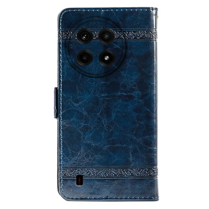 For OnePlus Ace 5 5G / Ace 5 Pro 5G Leather Case Flower Imprint Wallet Phone Cover with Side Buckle