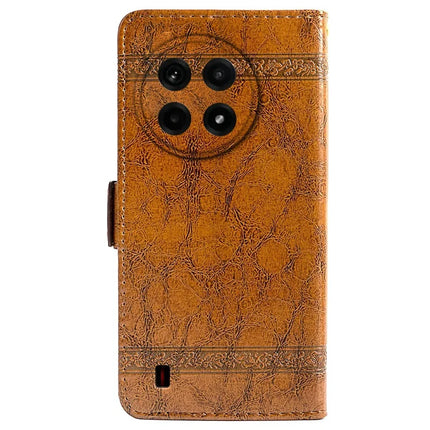 For OnePlus Ace 5 5G / Ace 5 Pro 5G Leather Case Flower Imprint Wallet Phone Cover with Side Buckle