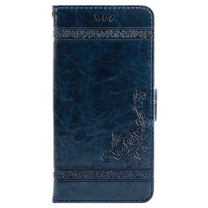 For Honor 300 Pro Leather Case Flower Imprint Wallet Phone Cover with Side Buckle