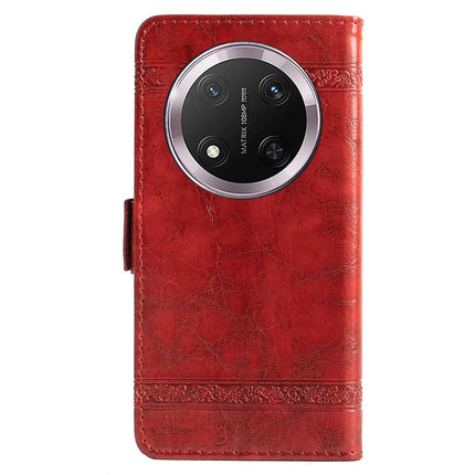For Honor Magic7 Lite 5G / X9c 5G / X60 Pro 5G Leather Case Flower Imprint Wallet Phone Cover with Side Buckle