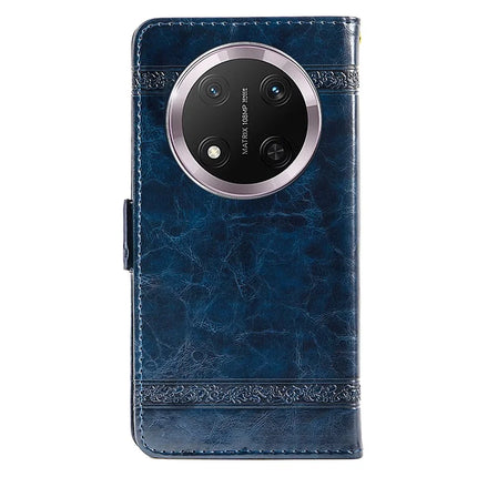 For Honor Magic7 Lite 5G / X9c 5G / X60 Pro 5G Leather Case Flower Imprint Wallet Phone Cover with Side Buckle