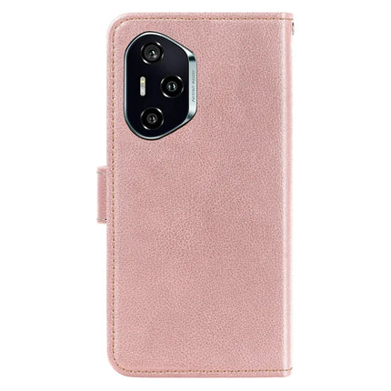 For Honor 300 Pro Leather Case Litchi Texture Wallet RFID Blocking Phone Cover