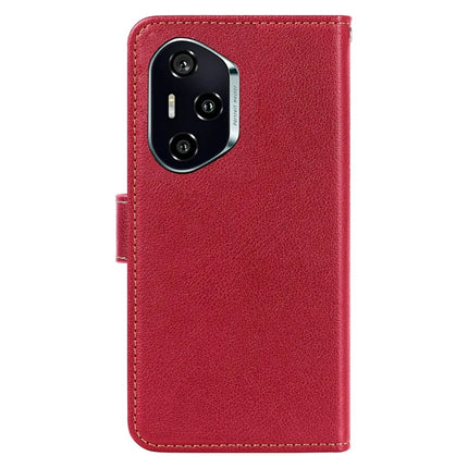 For Honor 300 Pro Leather Case Litchi Texture Wallet RFID Blocking Phone Cover