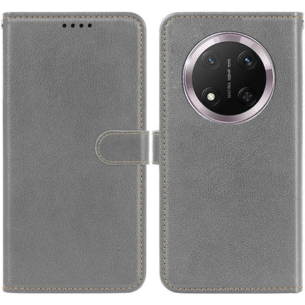 For Honor Magic7 Lite 5G / X9c 5G / X60 Pro 5G Leather Case Litchi Texture Wallet RFID Blocking Phone Cover - Grey