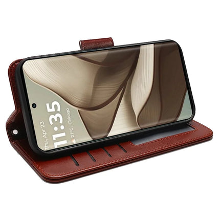 For Motorola Edge 50 Neo 5G / Moto S50 5G Case Stand Card Holder Wallet Leather Phone Cover