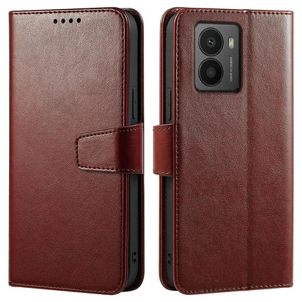 For HMD Fusion 5G Case Stand Card Holder Wallet Leather Phone Cover - Brown
