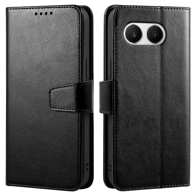 For OnePlus Nord 4 Case Stand Card Holder Wallet Leather Phone Cover - Black