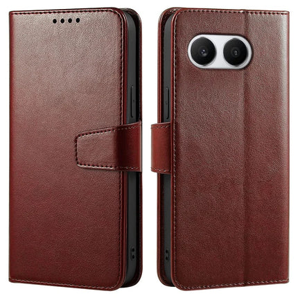 For OnePlus Nord 4 Case Stand Card Holder Wallet Leather Phone Cover - Brown