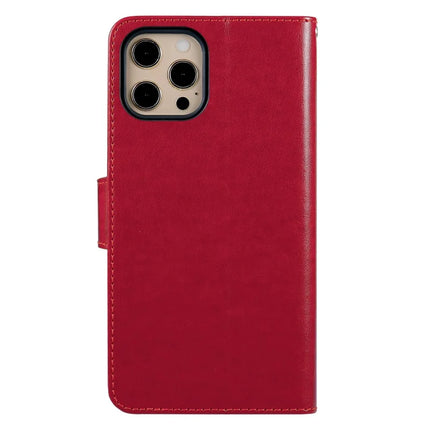 For iPhone 13 Pro Max Case Stand Card Holder Wallet Leather Phone Cover