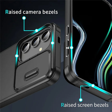 For Samsung Galaxy A16 5G  /  4G Case PC + TPU Shell with Slide Camera Phone Cover