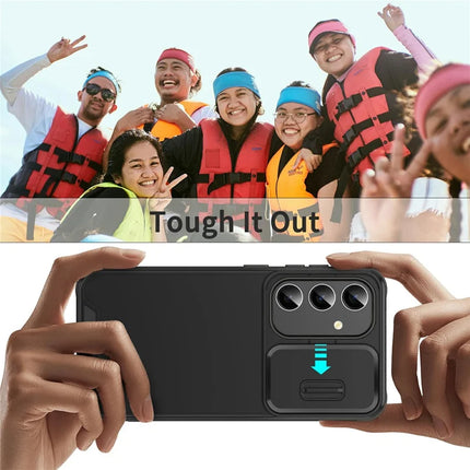 For Samsung Galaxy A16 5G  /  4G Case PC + TPU Shell with Slide Camera Phone Cover