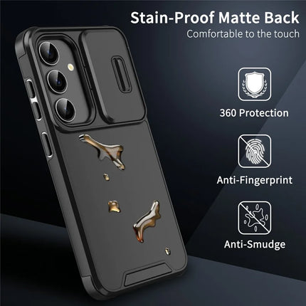 For Samsung Galaxy A16 5G  /  4G Case PC + TPU Shell with Slide Camera Phone Cover