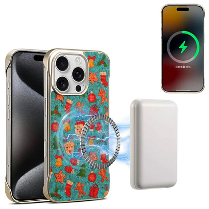 A18 For iPhone 16 Pro Max Invisible Magnetic Case Compatible with MagSafe PC Baked Paint Phone Back Cover