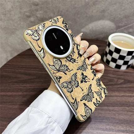 For Huawei Mate 70 Pro+ / Mate 70 Pro PC Phone Case Compatible with MagSafe Embossed Pattern Mobile Cover