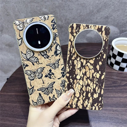 For Huawei Mate 70 Pro+ / Mate 70 Pro PC Phone Case Compatible with MagSafe Embossed Pattern Mobile Cover