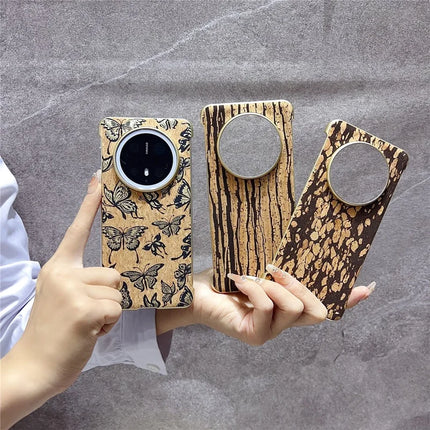 For Huawei Mate 70 Pro+ / Mate 70 Pro PC Phone Case Compatible with MagSafe Embossed Pattern Mobile Cover