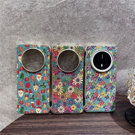 For Huawei Mate 70 Pro+ / Mate 70 Pro PC Phone Case Compatible with MagSafe Embossed Pattern Mobile Cover
