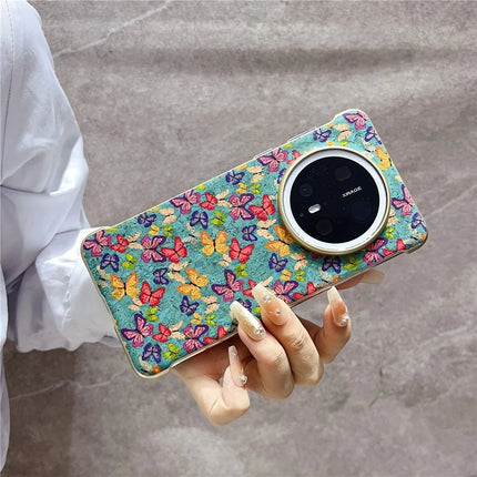 For Huawei Mate 70 Pro+ / Mate 70 Pro PC Phone Case Compatible with MagSafe Embossed Pattern Mobile Cover