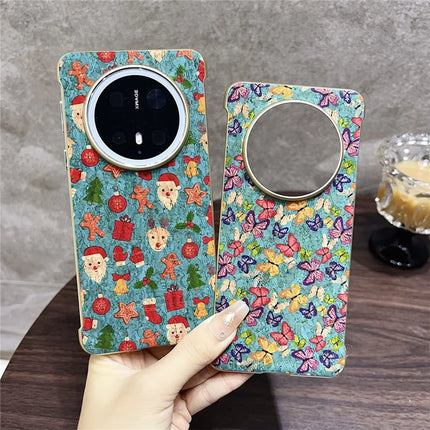 For Huawei Mate 70 Pro+ / Mate 70 Pro PC Phone Case Compatible with MagSafe Embossed Pattern Mobile Cover