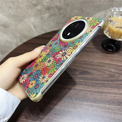 For Huawei Mate 70 Pro+ / Mate 70 Pro PC Phone Case Compatible with MagSafe Embossed Pattern Mobile Cover