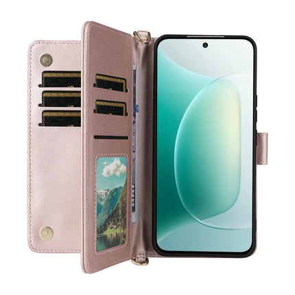 For Honor 300 Wallet Case with Shoulder Strap Leather Phone Cover