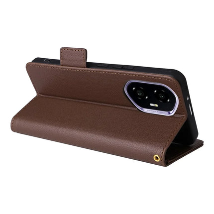 For Honor 300 Case Litchi Texture PU Leather Wallet Flip Phone Cover