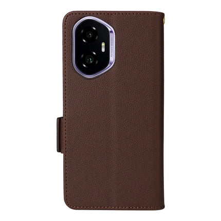 For Honor 300 Case Litchi Texture PU Leather Wallet Flip Phone Cover