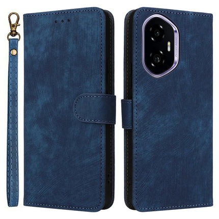 For Honor 300 Wallet Case RFID Blocking PU Leather Cover Stand View - Blue