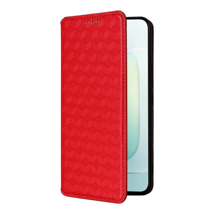 For Honor 300 Wallet Case Rhombus Imprinted Leather Phone Cover