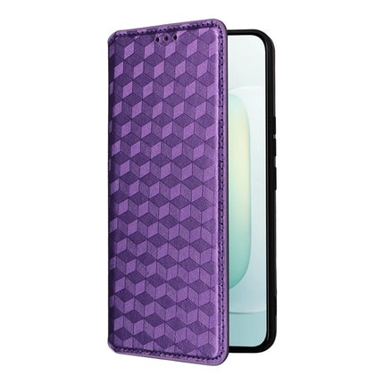 For Honor 300 Wallet Case Rhombus Imprinted Leather Phone Cover