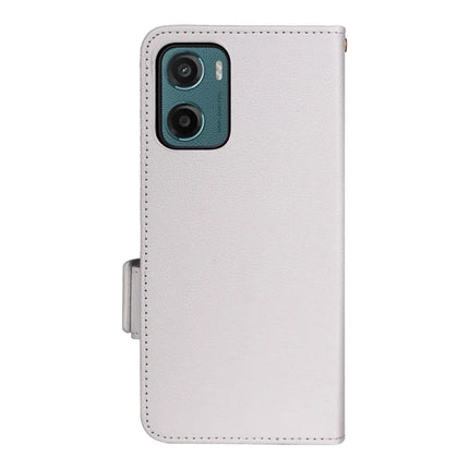 For Motorola Moto G05 4G  /  E15 4G Case Litchi Texture PU Leather Wallet Flip Phone Cover