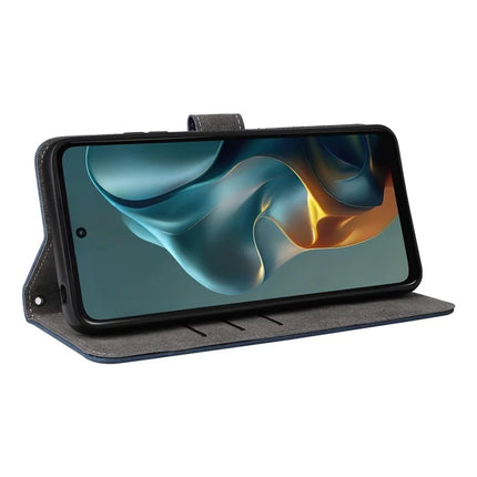 For Motorola Moto G05 4G  /  E15 4G Wallet Case RFID Blocking PU Leather Cover Stand View