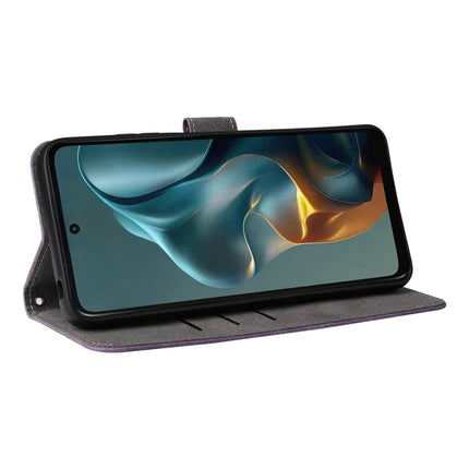 For Motorola Moto G05 4G  /  E15 4G Wallet Case RFID Blocking PU Leather Cover Stand View